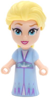 Elsa - Micro Doll, Bright Light Blue Dress, Open Mouth Smile – ДИСНИ