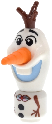 Olaf - Micro Doll, Bright Light Blue Mouth, Leaf Bow Tie – ДИСНИ