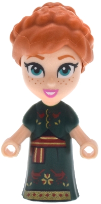 Anna - Micro Doll, Dark Green Dress – ДИСНИ