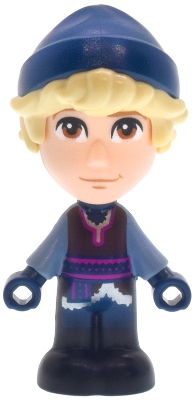 Kristoff - Micro Doll, Dark Brown Shirt, Dark Blue Shorts and Beanie, Closed Mouth Grin – ДИСНИ