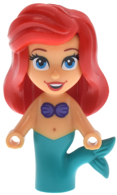 Ariel, Mermaid (Medium Tan) - Micro Doll, Open Eyes – ДИСНИ
