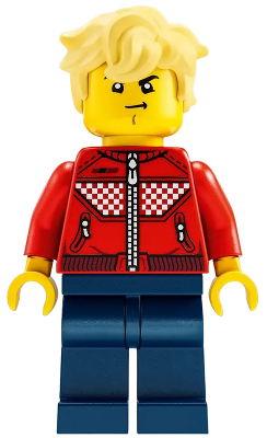 Cooper - Red Racing Jacket, Dark Blue Legs – ДРИЙМЗ