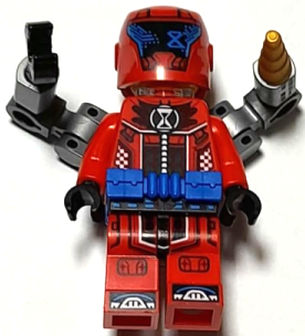 Cooper - Red Racing Suit, Blue Utility Belt, Helmet, Robot Arms – ДРИЙМЗ