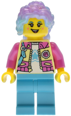 Izzie (Isabel Christina Garcia) - Bright Light Yellow and Dark Pink Jacket – ДРИЙМЗ