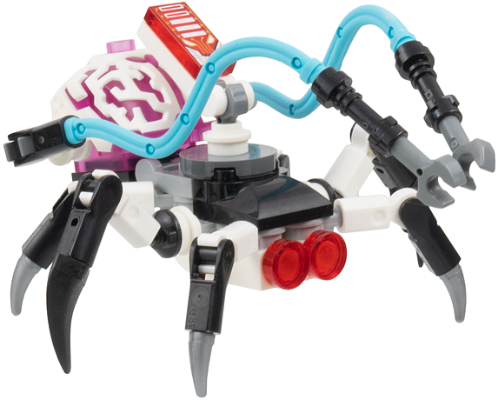 Cyber Brain Spider - 6 Legs, Medium Azure Appendages – ДРИЙМЗ