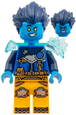 Logan - Trans-Light Blue Shoulder Armor, Bright Light Orange Legs – ДРИЙМЗ