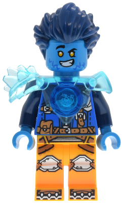 Logan - Trans-Light Blue Shoulder Armor, Bright Light Orange Legs and Dark Blue Round Tile – ДРИЙМЗ