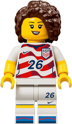 Soccer Player - Female, US Team, Stripes Jersey – ЕДИШЪНС