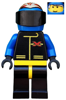 Extreme Team - Blue, Blue Flame Helmet, White Bangs – ГРАДСКИ