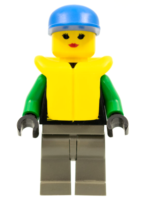 Extreme Team - Green, Dark Gray Legs, Blue Cap, Life Jacket – ГРАДСКИ