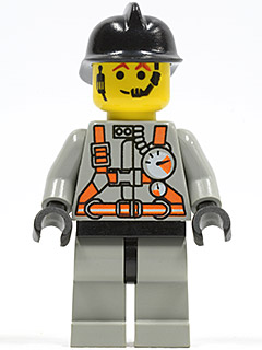Fire - City Center 3, Light Gray Legs with Black Hips, Black Fire Helmet – ГРАДСКИ