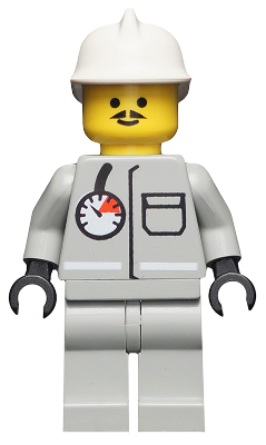 Fire - Air Gauge and Pocket, Light Gray Legs, White Fire Helmet – ГРАДСКИ