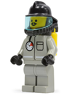 Fire - Air Gauge and Pocket, Light Gray Legs, Black Fire Helmet – ГРАДСКИ