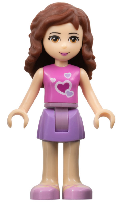 Friends Olivia (Light Nougat) - Medium Lavender Skirt, Dark Pink Top – ПРИЯТЕЛИ
