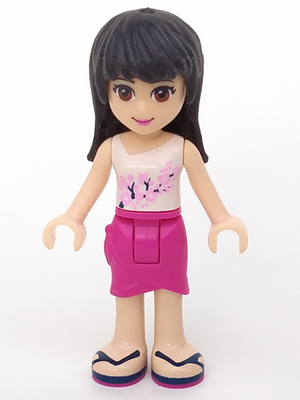 Friends Maya - Magenta Wrap Skirt, White Top – ПРИЯТЕЛИ
