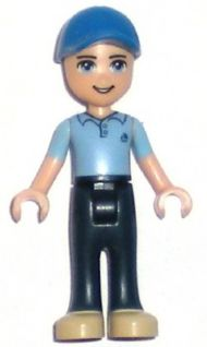 Friends Andrew - Dark Blue Trousers, Medium Blue Polo Shirt, Blue Cap – ПРИЯТЕЛИ