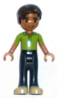 Friends Robert - Dark Blue Trousers, Lime Polo Shirt – ПРИЯТЕЛИ