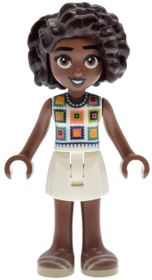 Friends Aliya - White Crochet Top, White Skirt, Tan Sandals – ПРИЯТЕЛИ
