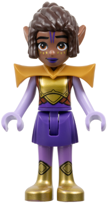Friends Aliya - Dark Purple Warrior Elf Costume, Pearl Gold Armor – ПРИЯТЕЛИ