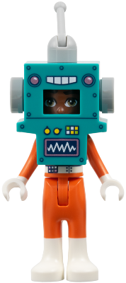 Friends Zac - Dark Turquoise and Orange Robot Costume – ПРИЯТЕЛИ