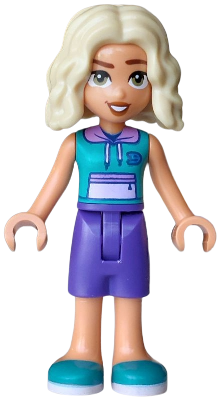 Friends Nova - Dark Turquoise Sleeveless Hoodie, Dark Purple Shorts, Dark Turquoise Shoes – ПРИЯТЕЛИ