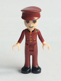 Friends Nate - Dark Red Hotel Boy Uniform – ПРИЯТЕЛИ