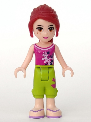 Friends Mia - Lime Cropped Trousers, Magenta Top – ПРИЯТЕЛИ