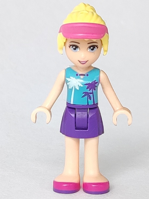 Friends Stephanie - Dark Purple Skirt, Medium Azure Top – ПРИЯТЕЛИ
