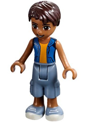 Friends Robert - Sand Blue Long Shorts, Blue Sleeveless Hoodie – ПРИЯТЕЛИ