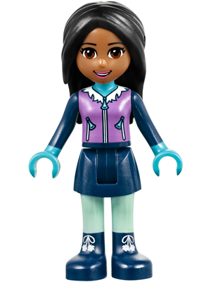 Friends Amanda - Dark Blue Skirt, Medium Lavender Vest – ПРИЯТЕЛИ