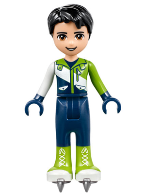 Friends Nate - Dark Blue Trousers, Ski Jacket, Ice Skates – ПРИЯТЕЛИ