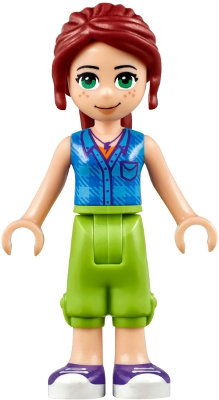 Friends Mia - Lime Cropped Trousers, Blue Top – ПРИЯТЕЛИ