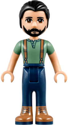 Friends Steve - Dark Blue Pants, Sand Green Top – ПРИЯТЕЛИ