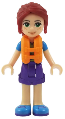 Friends Mia - Dark Purple Shorts, Lime Top, Life Jacket – ПРИЯТЕЛИ