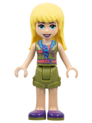 Friends Stephanie - Olive Green Shorts and Top, Dark Purple Shoes – ПРИЯТЕЛИ