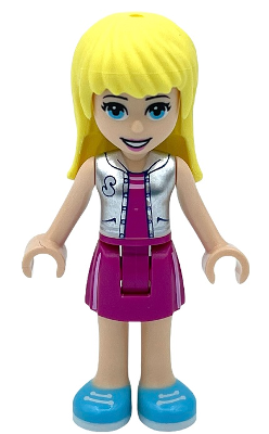 Friends Stephanie - Magenta Skirt and Top with Silver Vest – ПРИЯТЕЛИ