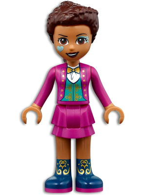 Friends Andrea - Magenta Jacket and Skirt, Dark Blue Boots – ПРИЯТЕЛИ
