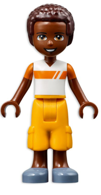 Friends Elijah - White and Orange Shirt, Bright Light Orange Trousers – ПРИЯТЕЛИ