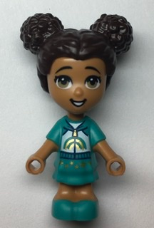 Friends Liz - Micro Doll, Dark Turquoise Dress and Rainbow Hoodie – ПРИЯТЕЛИ