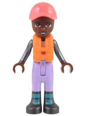 Friends Elijah - Lavender Sailing Outfit, Coral Cap, Orange Life Jacket – ПРИЯТЕЛИ