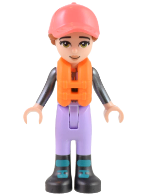 Friends Capt. Maxine - Lavender Sailing Outfit, Coral Cap, Orange Life Jacket – ПРИЯТЕЛИ