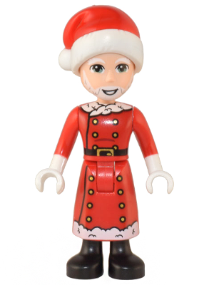 Friends Santa - Red Jacket and Skirt with Buttons and White Trim, Santa Hat – ПРИЯТЕЛИ