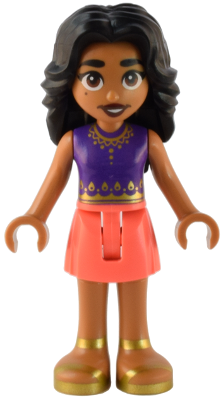 Friends Adi - Dark Purple Top, Coral Skirt – ПРИЯТЕЛИ