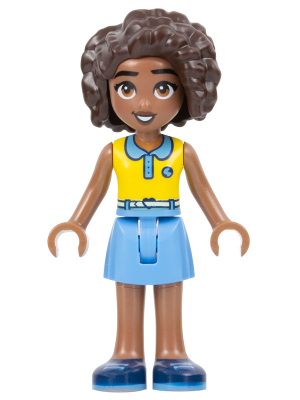 Friends Aliya - Yellow Top, Medium Blue Skirt, Dark Blue Shoes – ПРИЯТЕЛИ