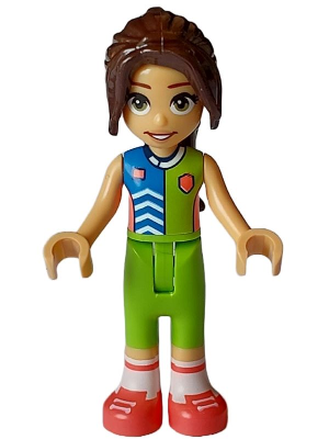 Friends Ivana - Lime, Blue, and Coral Sports Uniform – ПРИЯТЕЛИ