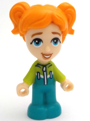 Friends Ella - Micro Doll, Dark Turquoise and Lime Ski Suit – ПРИЯТЕЛИ