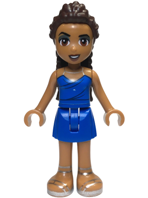 Friends Andrea (Adult) - Blue Halter Dress with Silver Straps – ПРИЯТЕЛИ