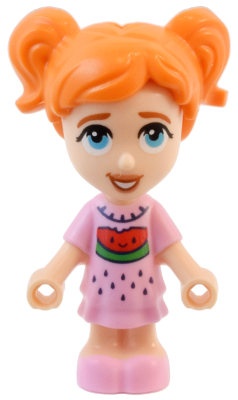 Friends Ella - Micro Doll, Bright Pink Watermelon Dress – ПРИЯТЕЛИ