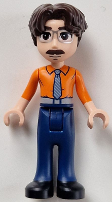 Friends Martin - Orange Shirt, Dark Blue Trousers, Black Shoes – ПРИЯТЕЛИ