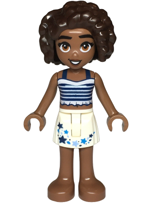 Friends Aliya - Dark Blue Top, White Skirt with Stars – ПРИЯТЕЛИ
